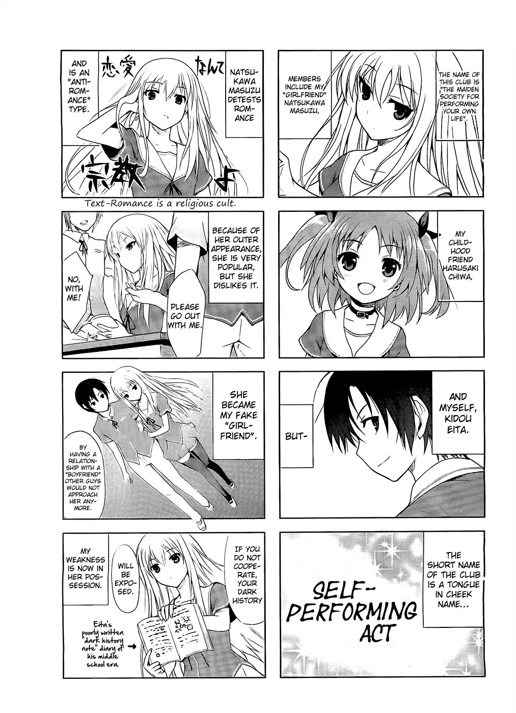 Ore no Kanojo to Osananajimi ga Shuraba Sugiru 4-Koma Chapter 1 4